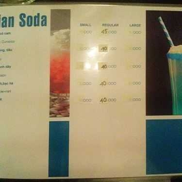 Thực đơn- High Notes Coffee & Fruit bar