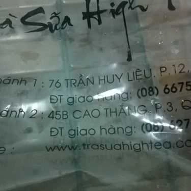 Tổng hợp- Cafe Trà Sữa High Tea - Nguyễn Thái Bình