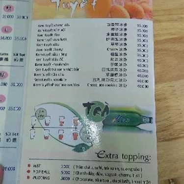Thực đơn- Cafe Trà Sữa High Tea - Nguyễn Thái Bình