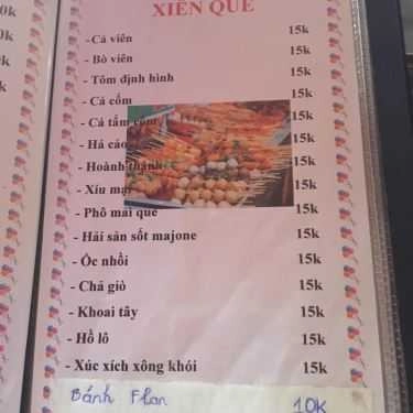 Thực đơn- Hoa Biển Cafe