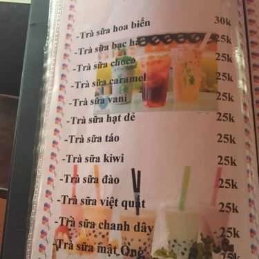 Thực đơn- Hoa Biển Cafe
