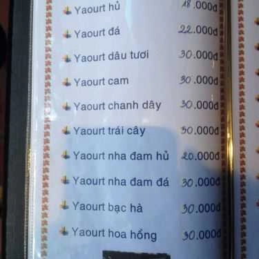 Thực đơn- Hoa Giấy Cafe