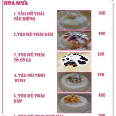 Thực đơn- Ăn vặt Hoa Mưa - Tàu Hủ Thái