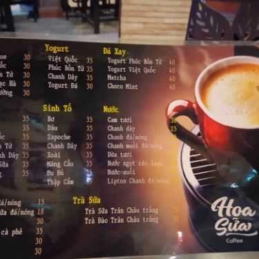 Thực đơn- Hoa Sữa Coffee - Hoa Sữa