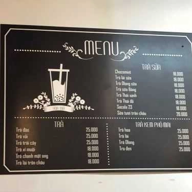 Thực đơn- Cafe Hoa Trà Quán - LoThaMilk & Tea