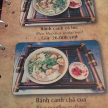 Thực đơn- Hoài Cafe