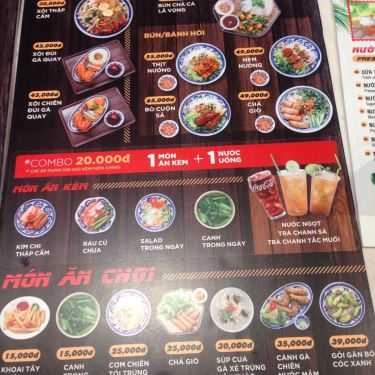 Thực đơn- Shop online Hoàng Yến Express - Giao Hàng Món Ăn - Song Hành