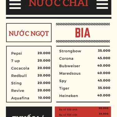 Thực đơn- Hói Cafe & Bar