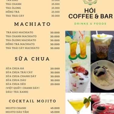 Thực đơn- Hói Cafe & Bar