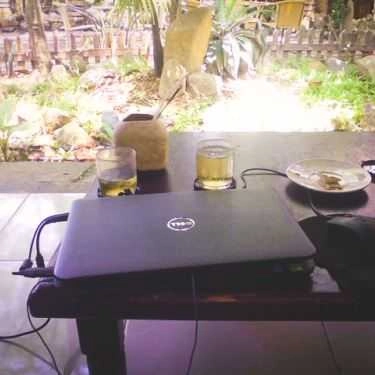 Không gian- Hội Quán Cafe - Làng Đại Học