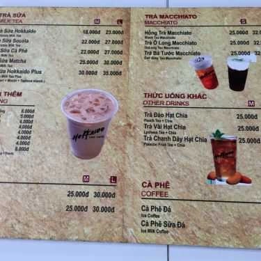 Thực đơn- Hokkaido Tea & Cafe