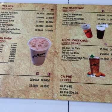 Thực đơn- Hokkaido Tea & Cafe