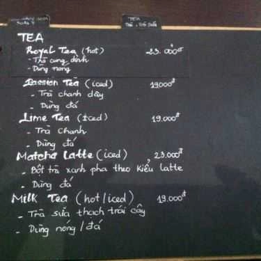 Thực đơn- Holly Land Cafe