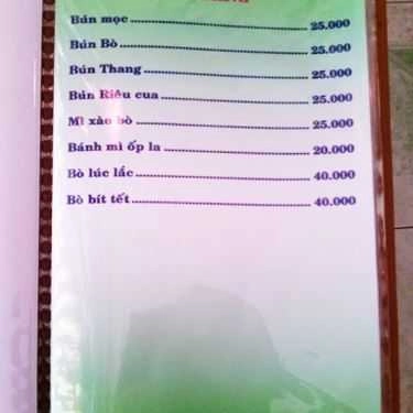 Thực đơn- Hồng Đào Coffee