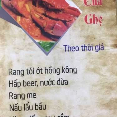 Thực đơn- Quán Nhậu Hồng Long Quán - Hải Sản Tươi Sống