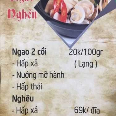 Thực đơn- Quán Nhậu Hồng Long Quán - Hải Sản Tươi Sống