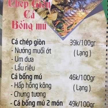 Thực đơn- Quán Nhậu Hồng Long Quán - Hải Sản Tươi Sống