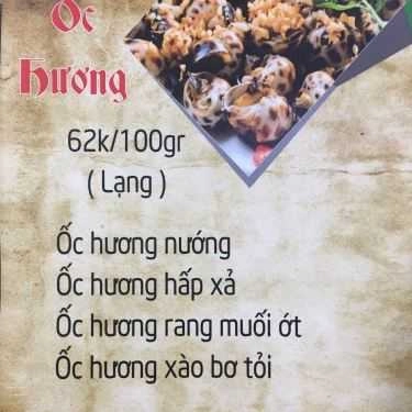 Thực đơn- Quán Nhậu Hồng Long Quán - Hải Sản Tươi Sống