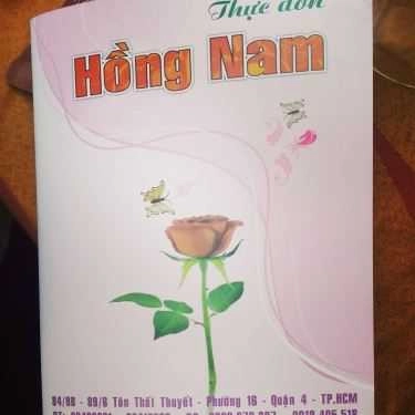 Thực đơn- Hồng Nam - Tiệc Tận Nơi