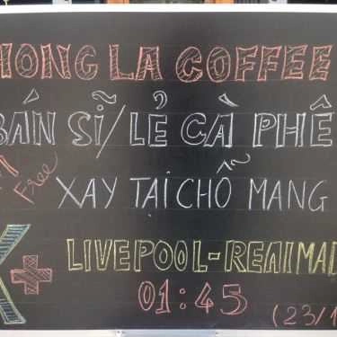 Thực đơn- Hongla Coffee
