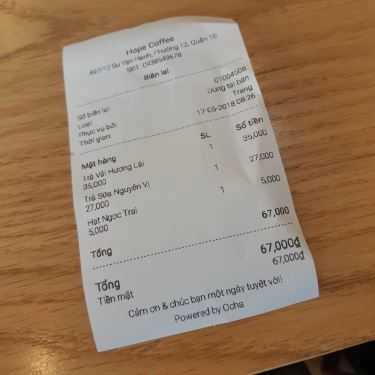 Tổng hợp- Hope Coffee - Sư Vạn Hạnh