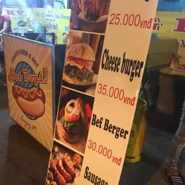 Thực đơn- Ăn vặt Hot Dog & Hamer Burger