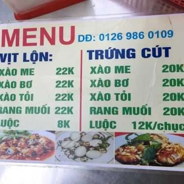 Thực đơn- Ăn vặt Cô Thúy - Hột Vịt Lộn