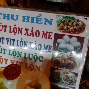 Thực đơn- Ăn vặt Cô Thúy - Hột Vịt Lộn