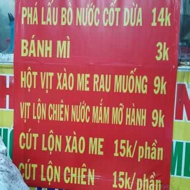 Thực đơn- Ăn vặt Hột Vịt Lộn Xào Me - Vạn Kiếp