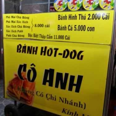 Thực đơn- Ăn vặt Hotdog Cô Anh