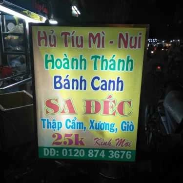 Thực đơn- Ăn vặt Quán Hủ Tiếu Mì, Bánh Canh & Nui Sa Đéc