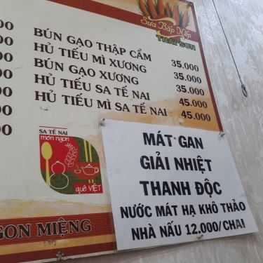Thực đơn- Ăn vặt Hủ Tiếu Sa Tế Nai