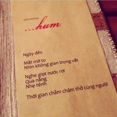 Tổng hợp- Quán Ăn Hum Vegetarian - Café & Restaurant