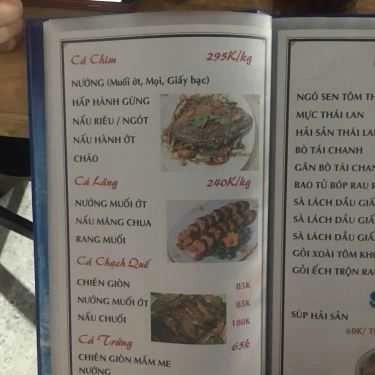 Thực đơn- Quán Nhậu Hùng 33 - Gà, Hải Sản & Lẩu