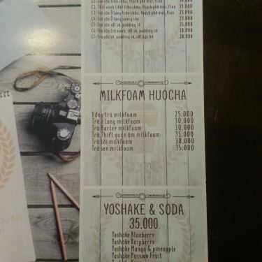 Thực đơn- Cafe Huo Cha - Trà sữa & Ăn Vặt