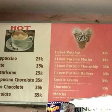 Thực đơn- I Love Milk - Coffee & Milktea