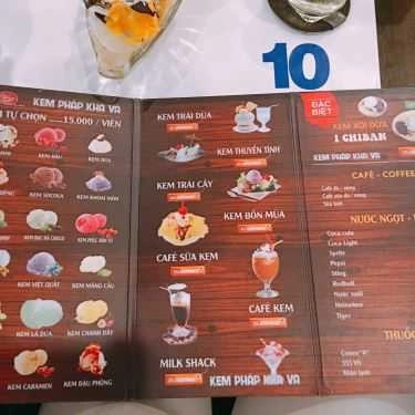 Thực đơn- Cafe Ichiban - Fastfood & Kem