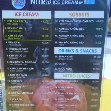 Thực đơn- Cafe IKEM AEON Mall Bình Tân - Nitro Ice Cream & Desserts