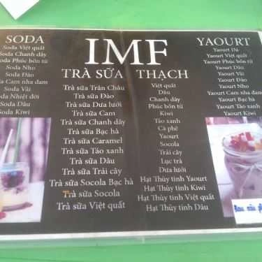 Thực đơn- Ăn vặt IMF Milk Tea