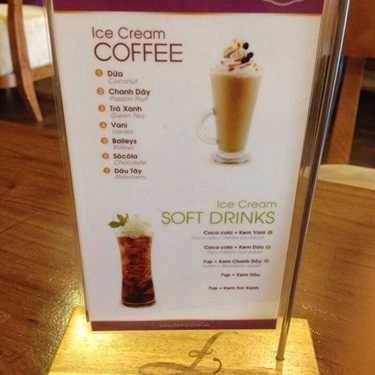 Thực đơn- Infinity Café - Trường Sơn