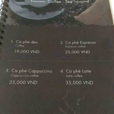 Thực đơn- Cafe Inno Kafe