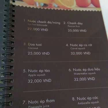 Thực đơn- Cafe Inno Kafe