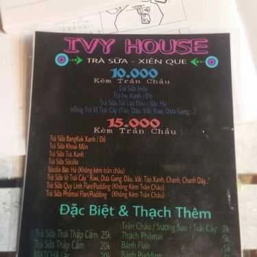 Thực đơn- Ăn vặt Ivy Milktea House