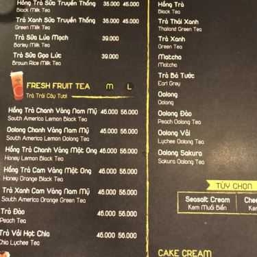 Thực đơn- Kafein House - Coffee & Tea - Đỗ Quang Đẩu