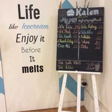 Thực đơn- Cafe Kalem BKK - Nguyễn Kiệm