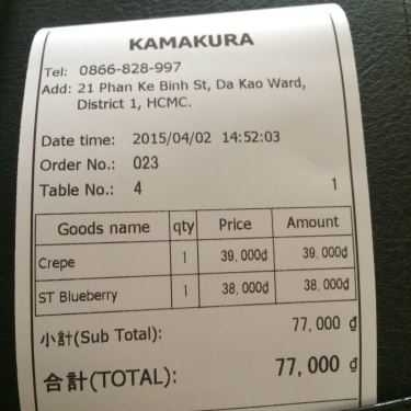Tổng hợp- Kamakura Cafe