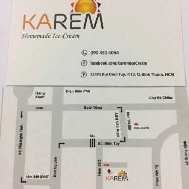 Tổng hợp- Cafe Karem Homemade Ice Cream