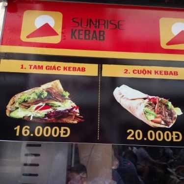 Thực đơn- Ăn vặt Sunrise Kebab - Nguyễn Thượng Hiền