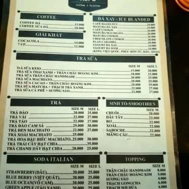 Thực đơn- Cafe Keio - Trà Sữa & Mì Cay