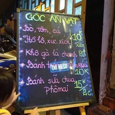 Thực đơn- Cafe Kem Bơ Nàng Zoe